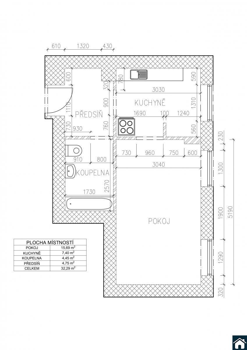 Prodej bytu 1+1 32 m² - foto 11