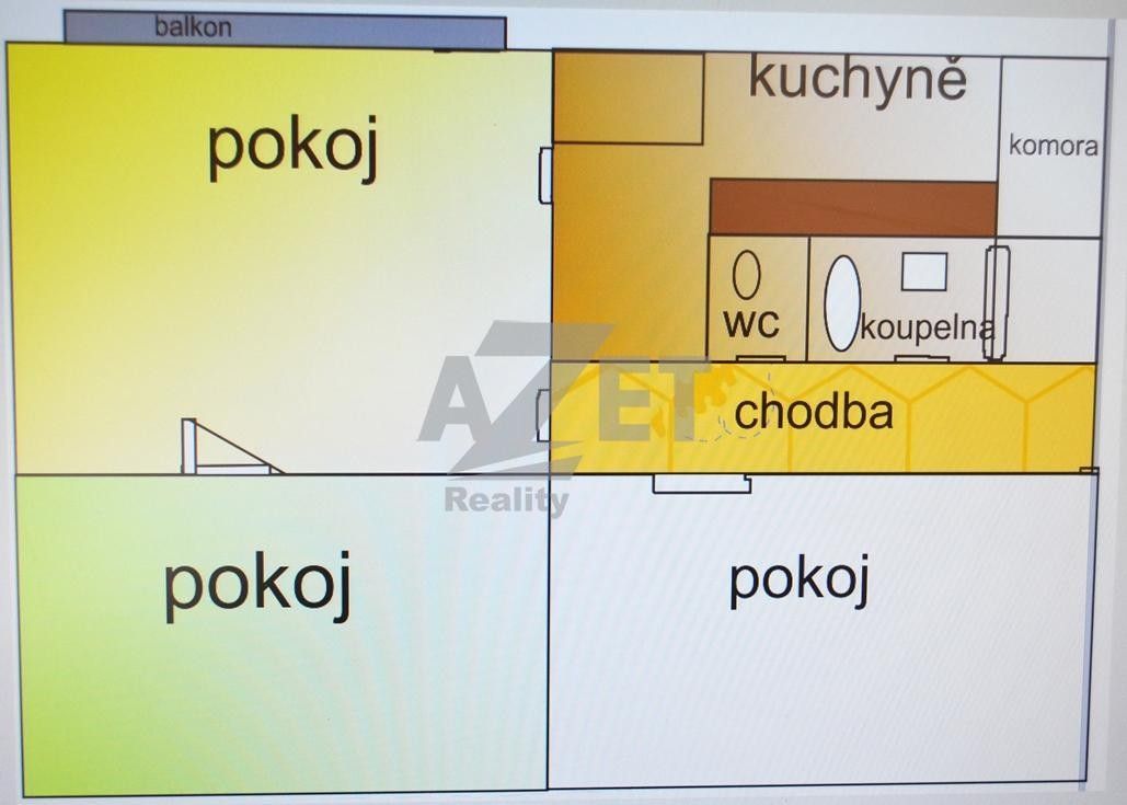 Prodej bytu 3+1 69 m² - foto 15