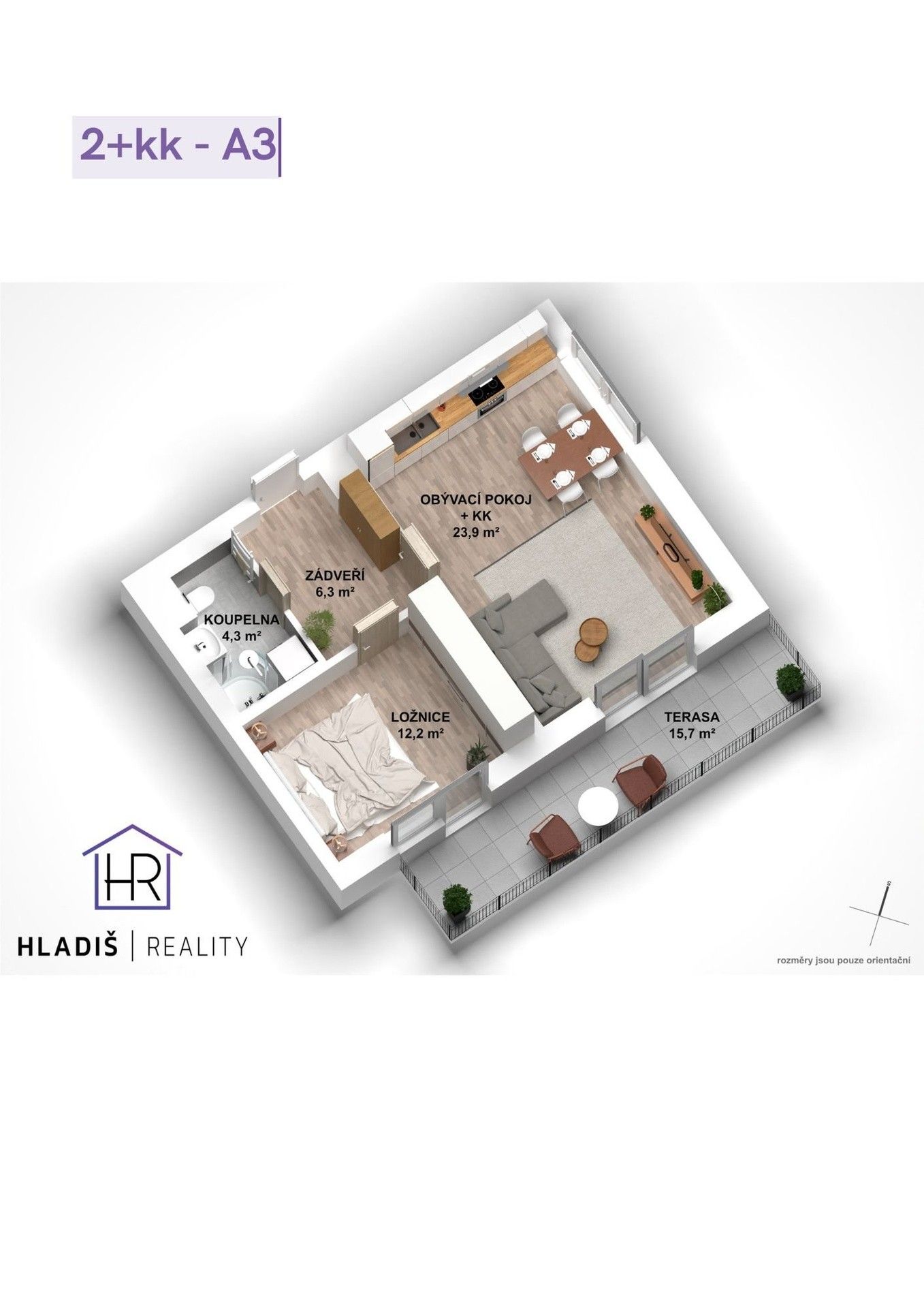 Prodej bytu 2+kk 46 m² - foto 23