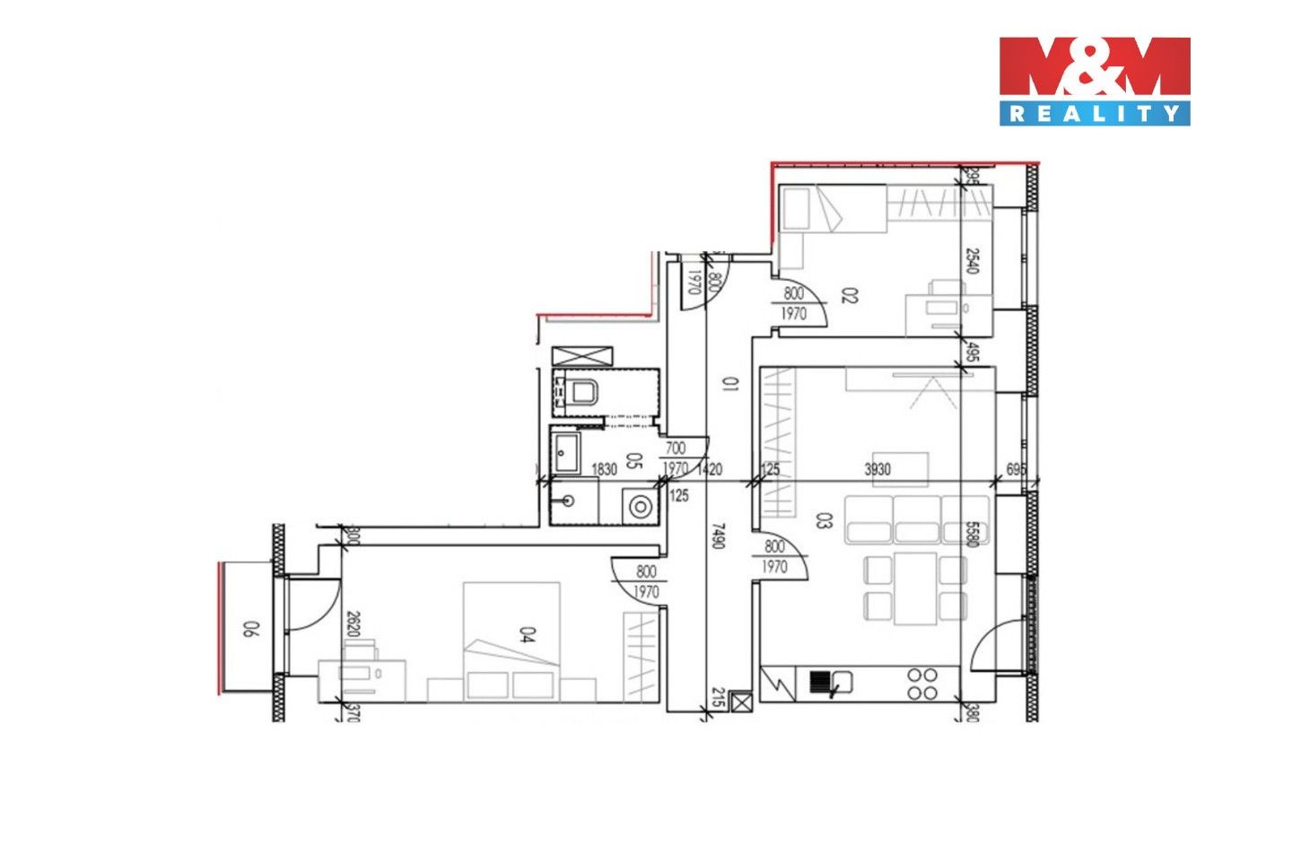 Prodej bytu 3+kk 65 m² - foto 12