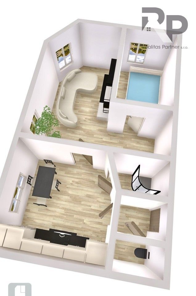Prodej bytu 2+1 49 m² - foto 1