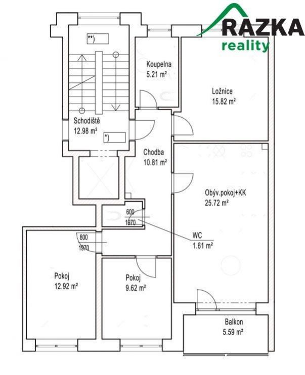Prodej bytu 4+kk 80 m² - foto 5