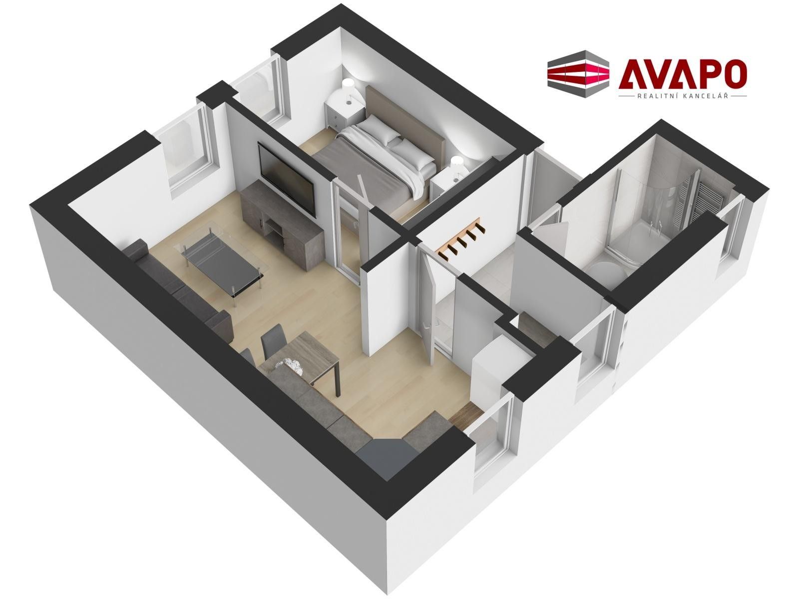 Pronájem bytu 1+1 37 m² - foto 13