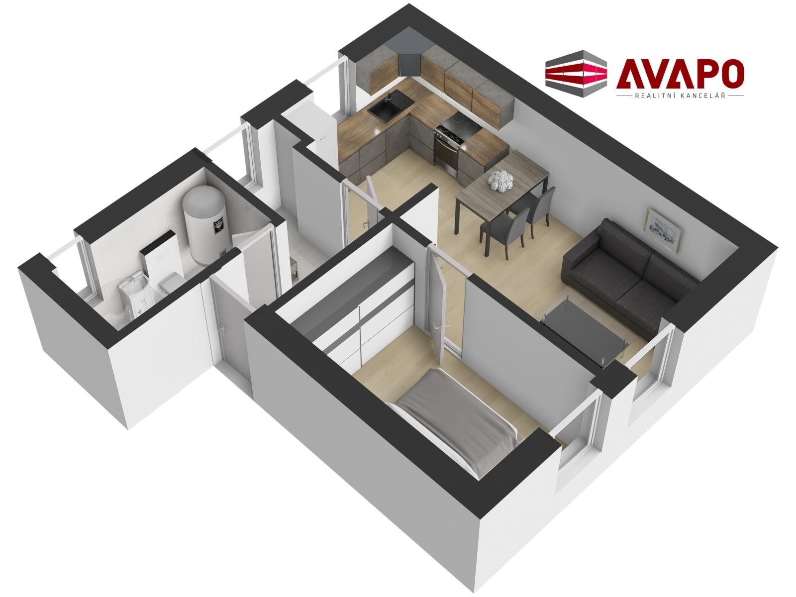 Pronájem bytu 1+1 37 m² - foto 14