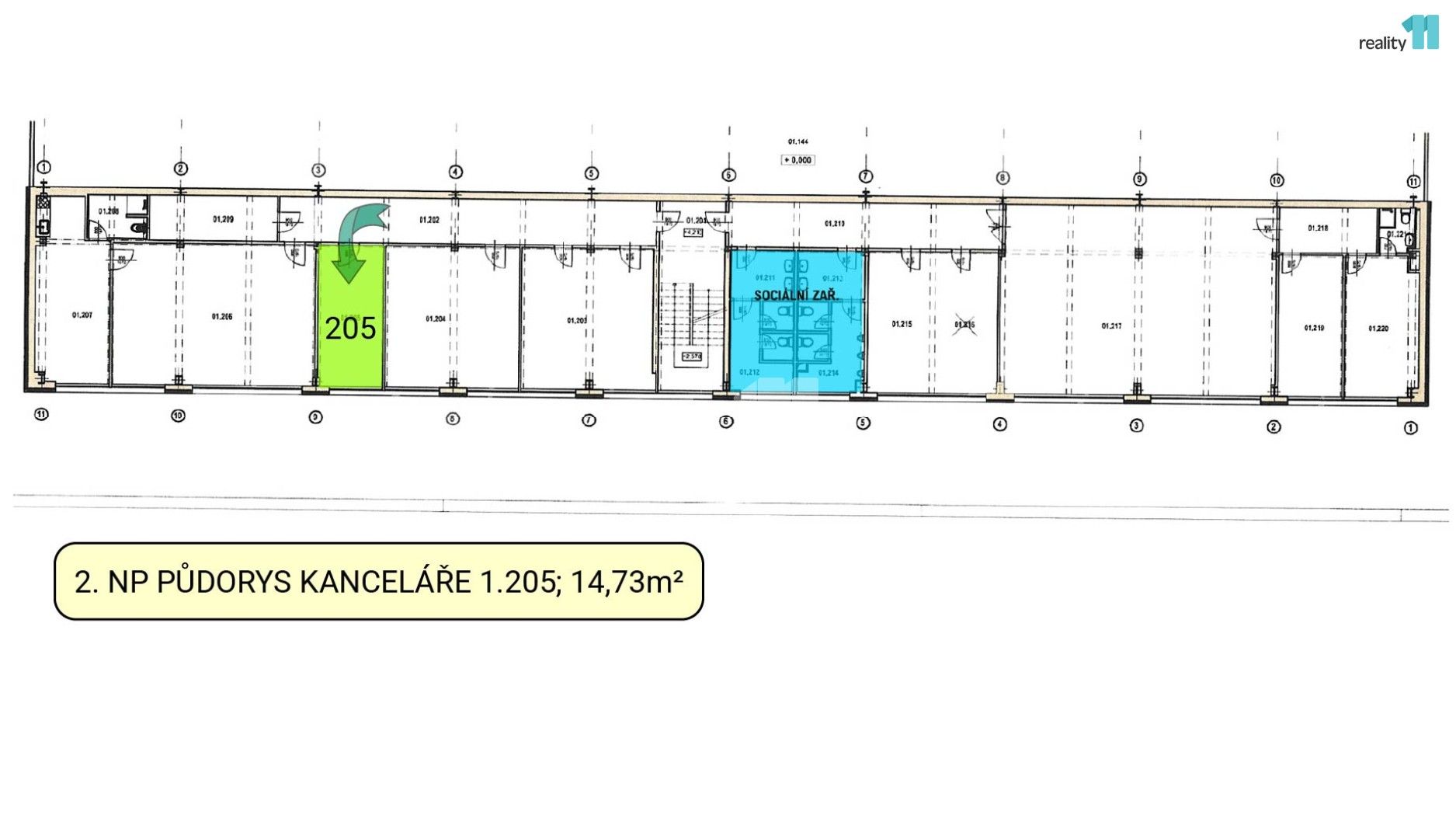 Pronájem komerčního prostoru 14 m² - foto 3
