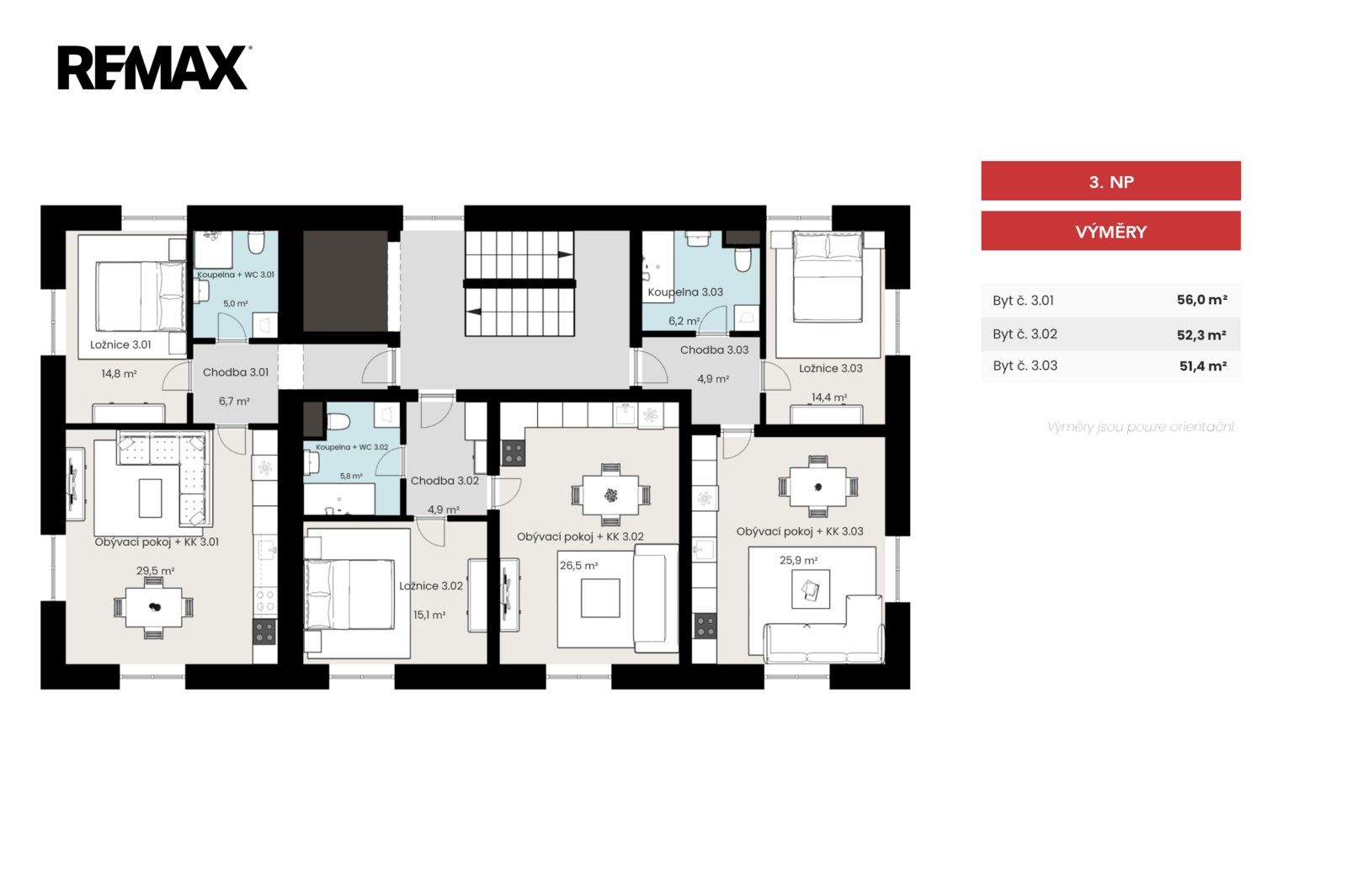 Prodej bytu 2+kk 52 m² - foto 5