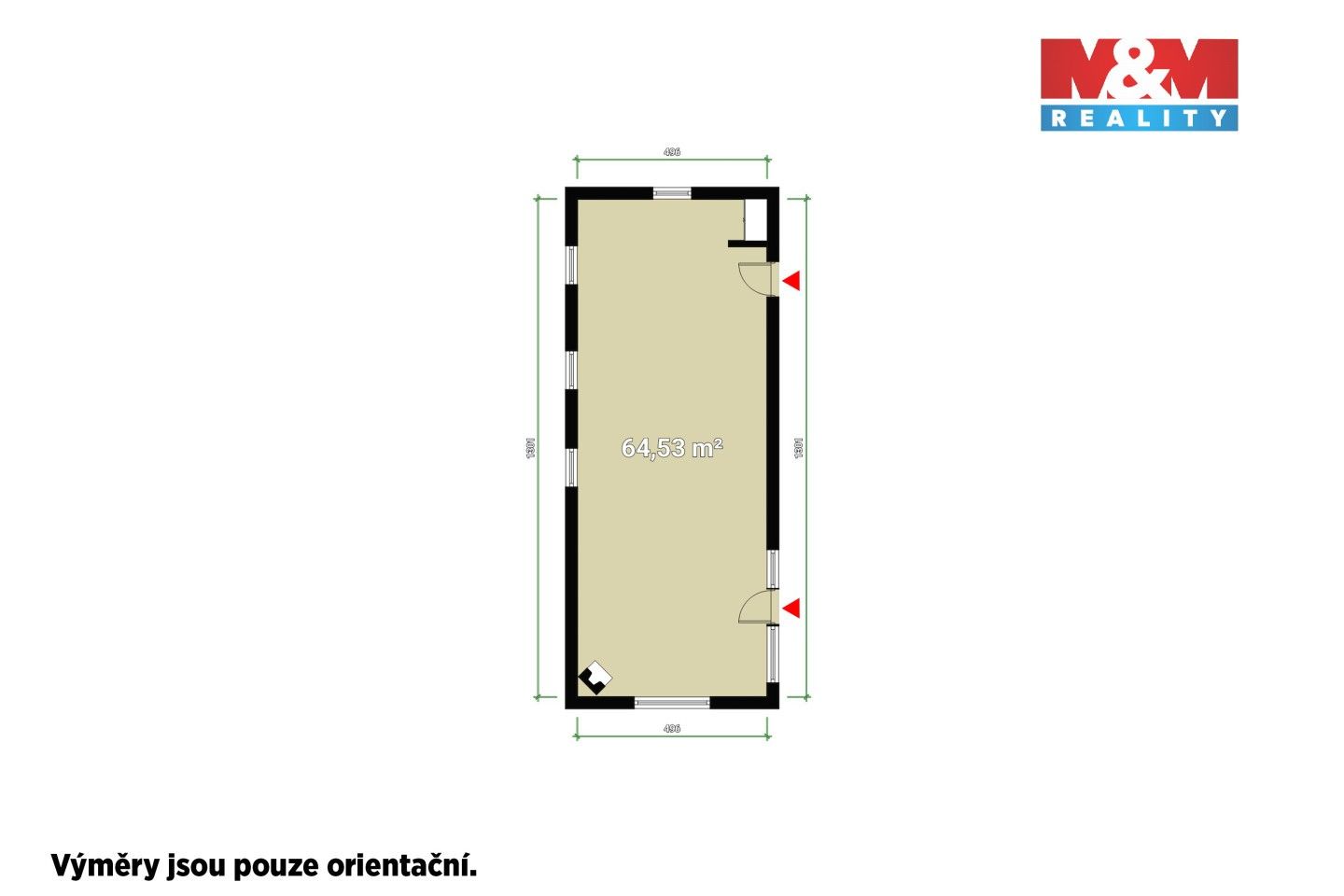 Pronájem komerčního prostoru 64 m² - foto 2