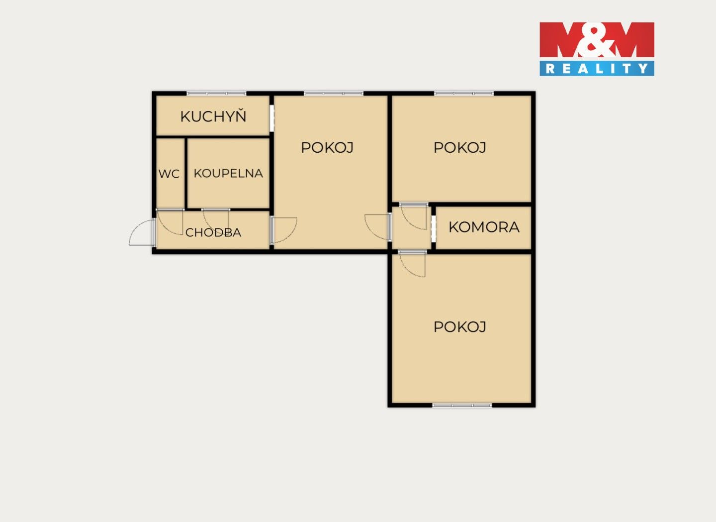 Prodej bytu 3+1 73 m² - foto 4
