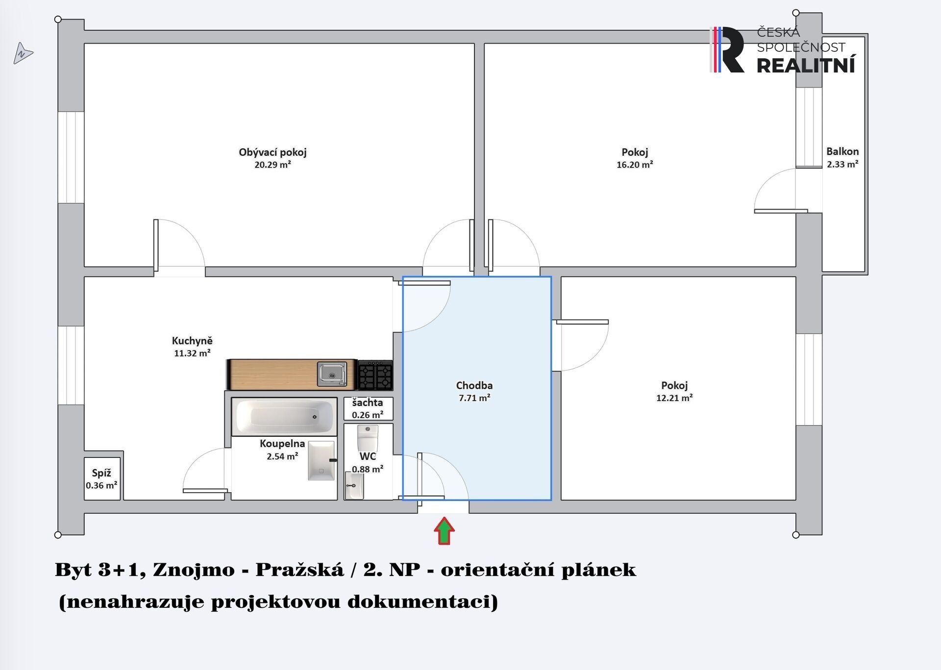 Prodej bytu 3+1 72 m² - foto 19