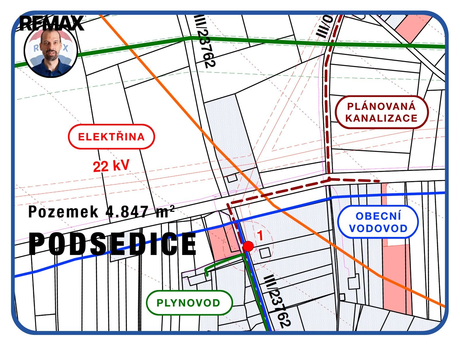 Prodej pozemku 4847 m² - foto 7