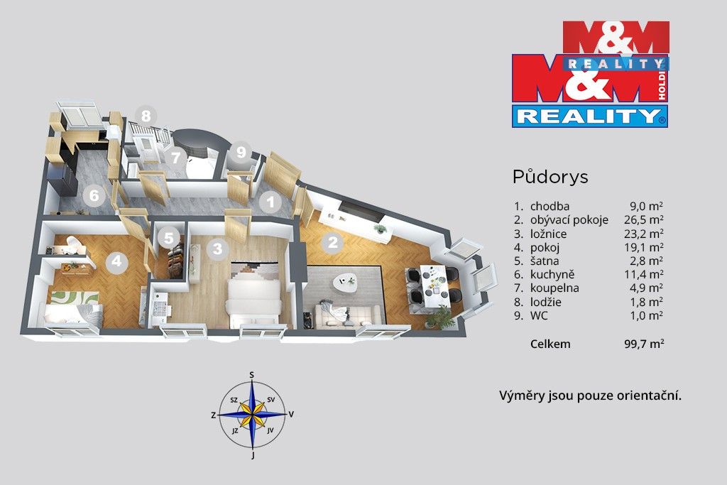 Prodej bytu 3+1 99 m² - foto 5