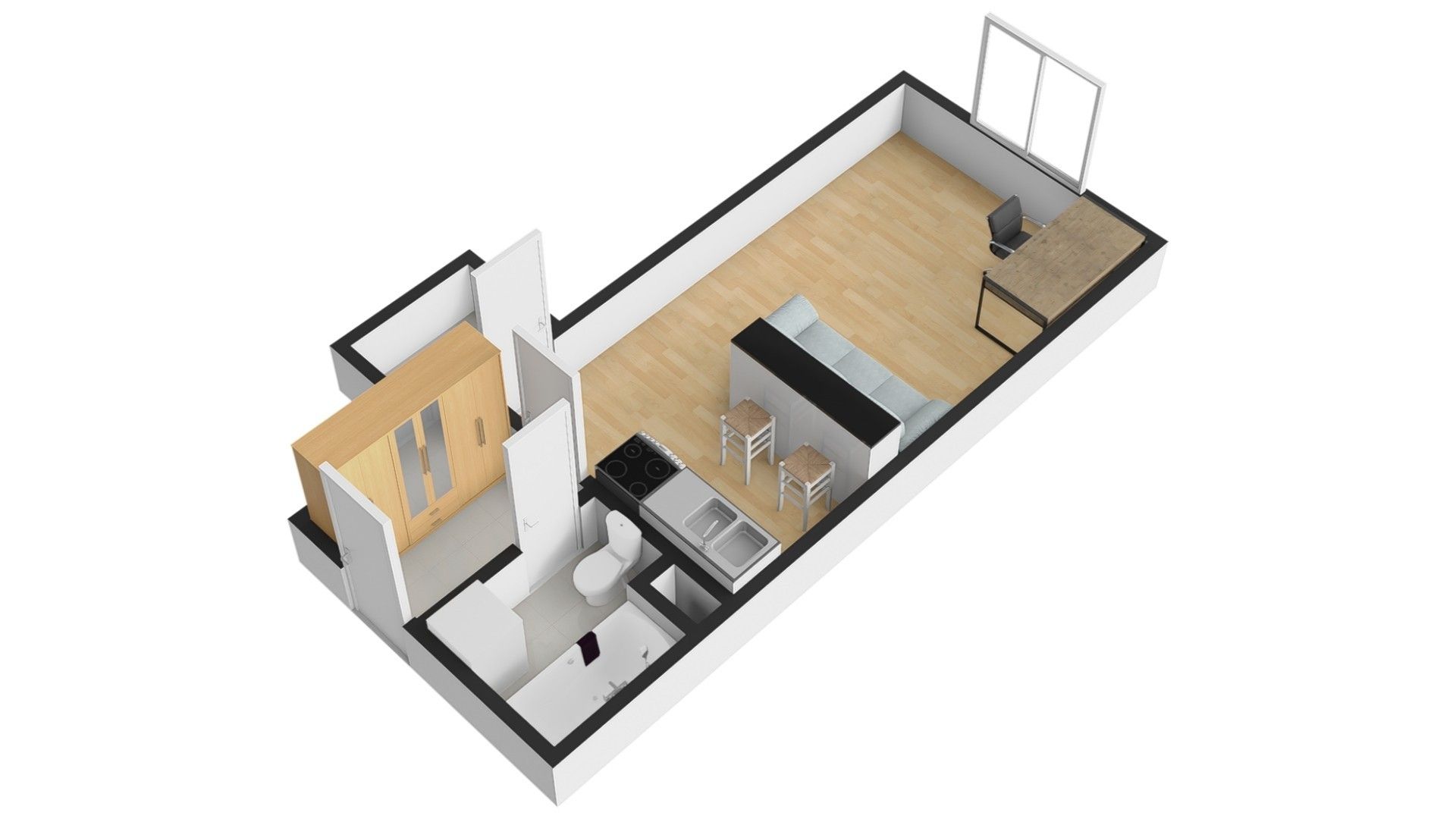 Pronájem bytu 1+kk 29 m² - foto 12