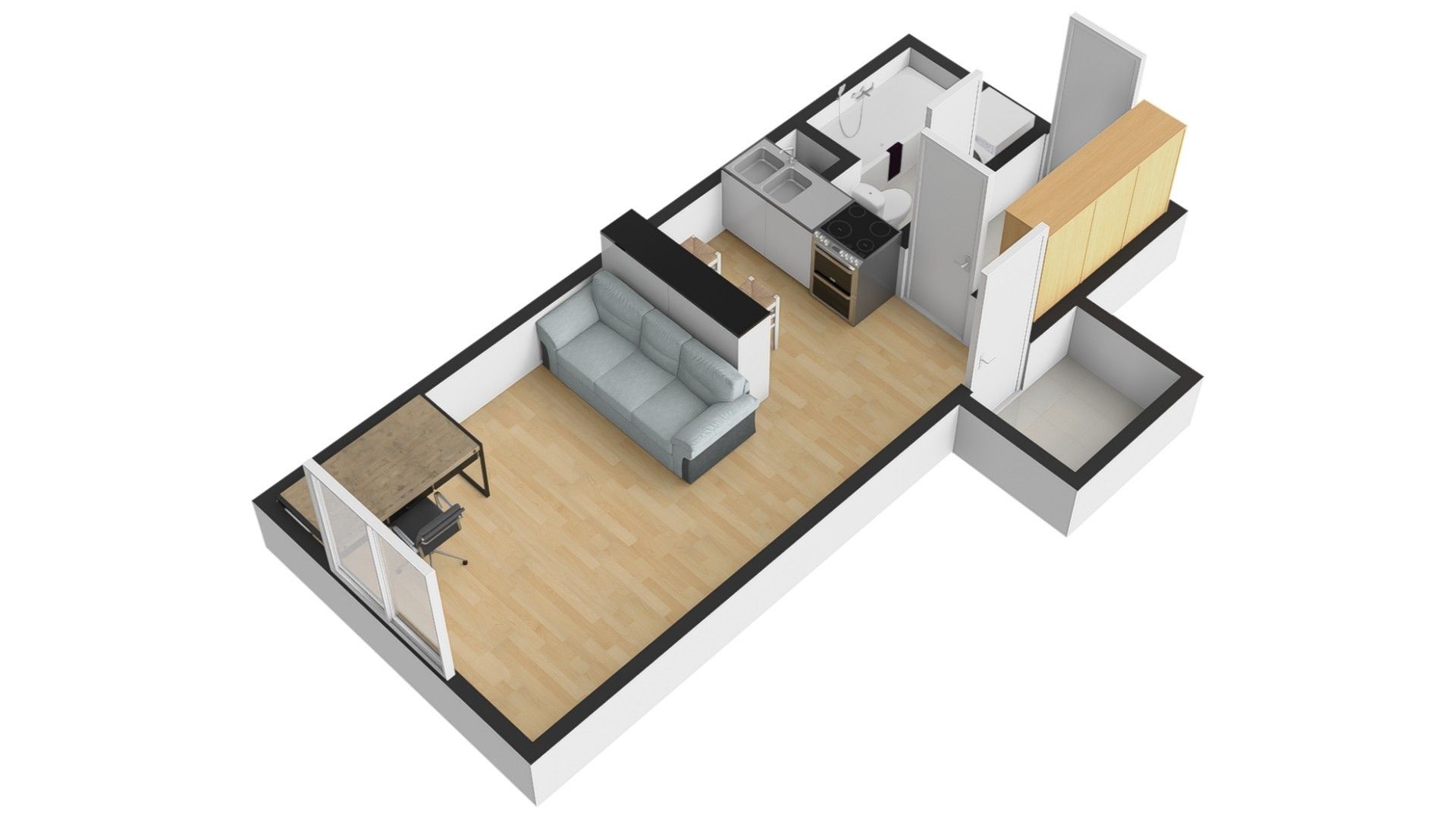 Pronájem bytu 1+kk 29 m² - foto 11