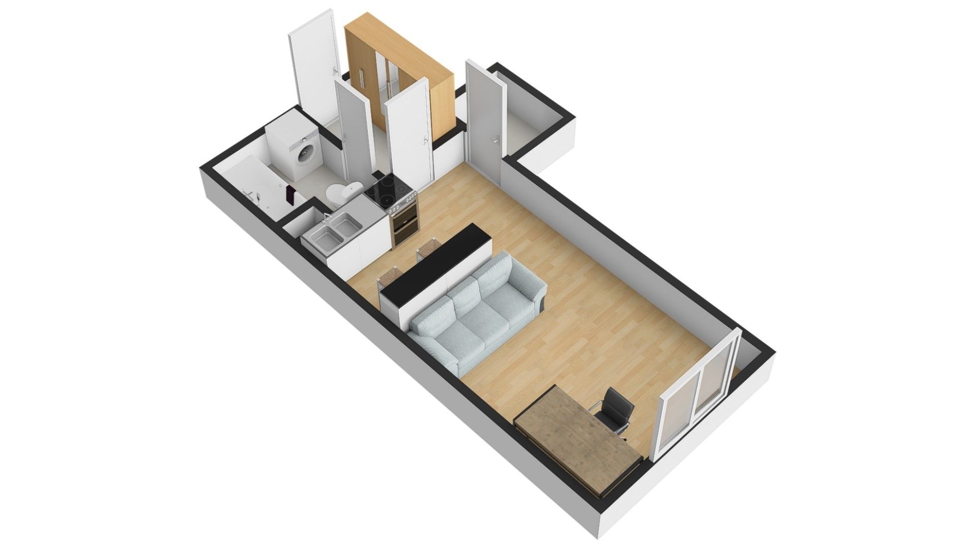 Pronájem bytu 1+kk 29 m² - foto 10