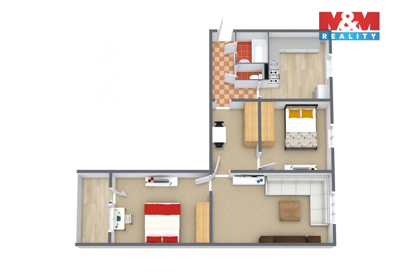 Prodej bytu 3+1 76 m² - foto 12
