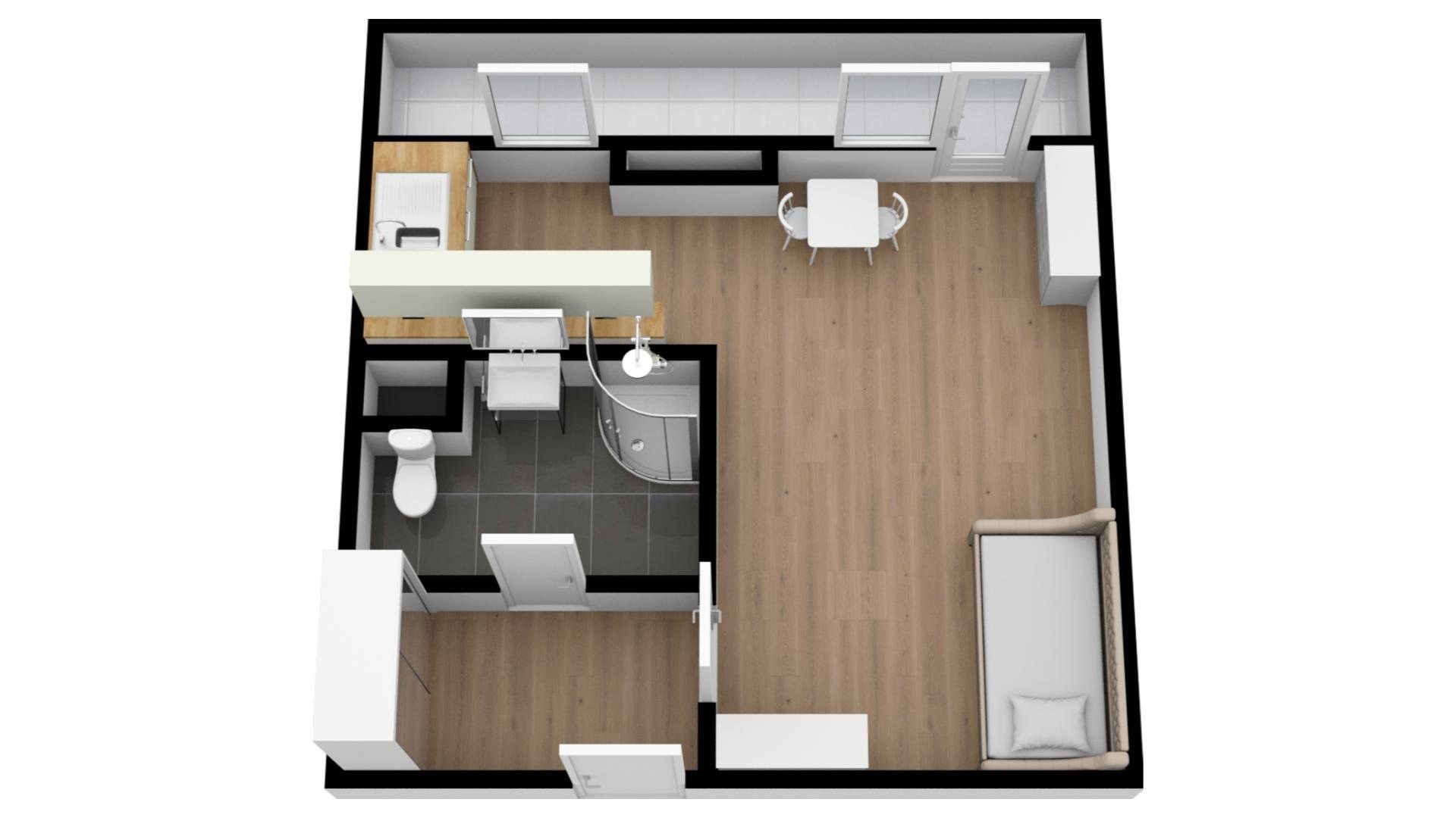 Pronájem bytu 1+kk 25 m² - foto 10