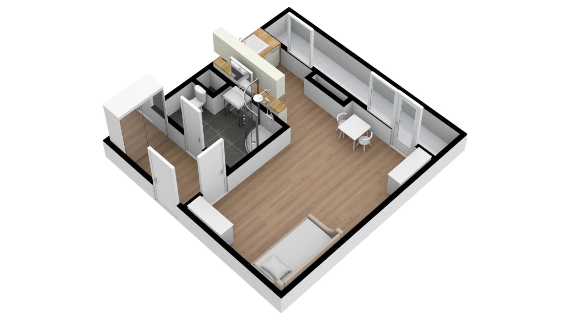 Pronájem bytu 1+kk 25 m² - foto 11