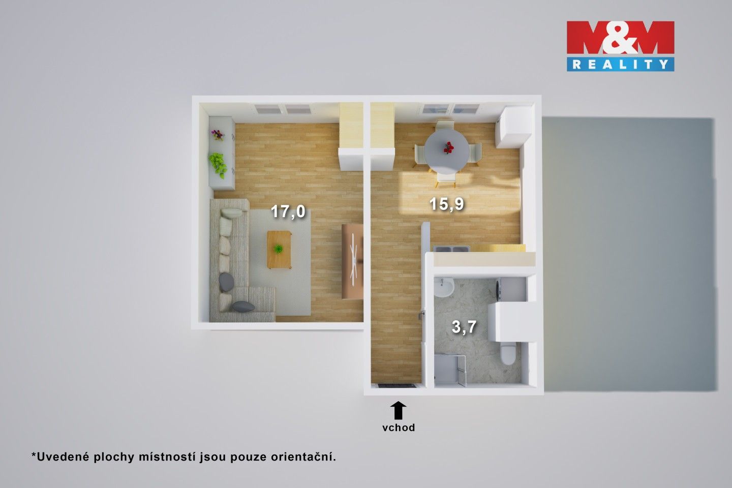 Prodej bytu 1+1 35 m² - foto 11
