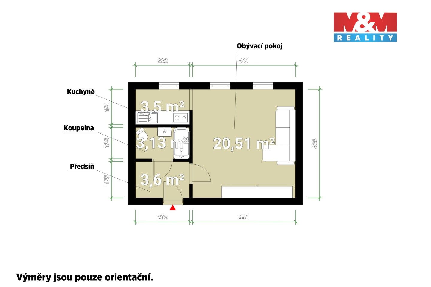 Prodej bytu 1+kk 30 m² - foto 12