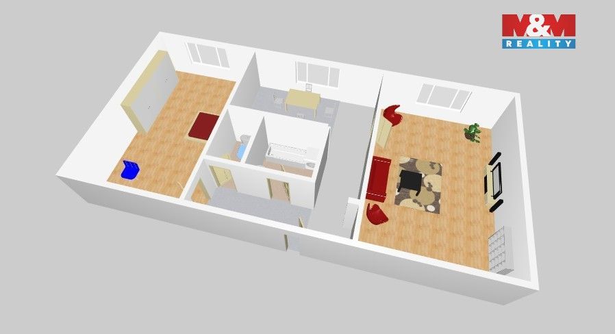 Prodej bytu 2+1 54 m² - foto 3