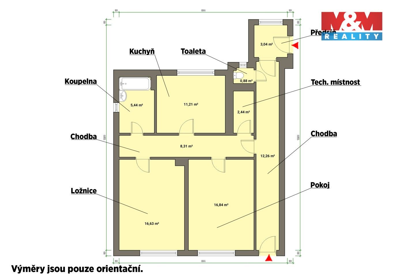 Prodej bytu 2+1 67 m² - foto 21