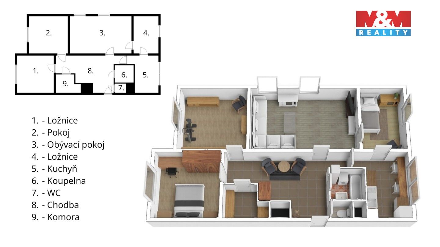 Prodej bytu 4+1 91 m² - foto 10