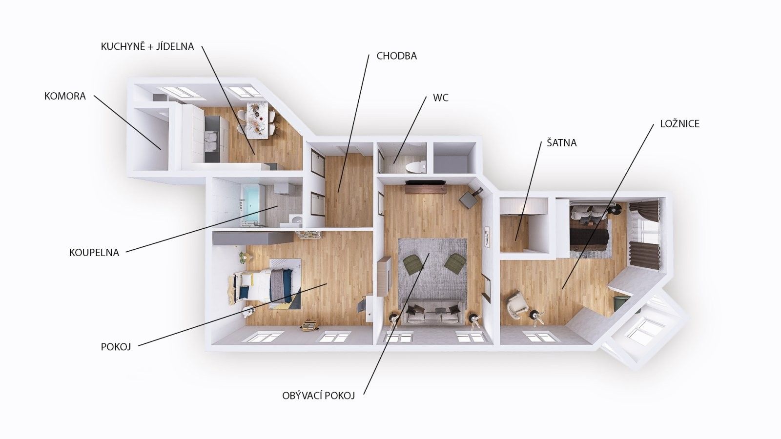Prodej bytu 3+1 119 m² - foto 14