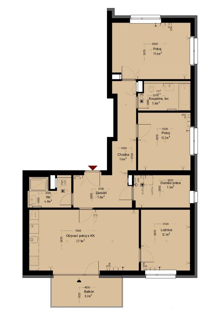 Prodej bytu 4+kk 110 m² - foto 15