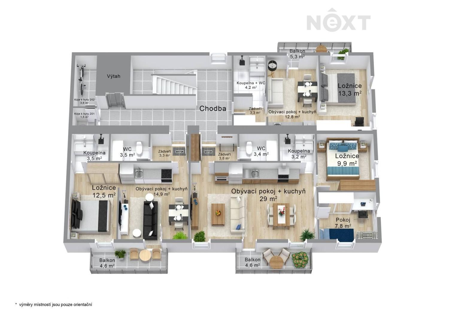 Prodej bytu 2+kk 36 m² - foto 2