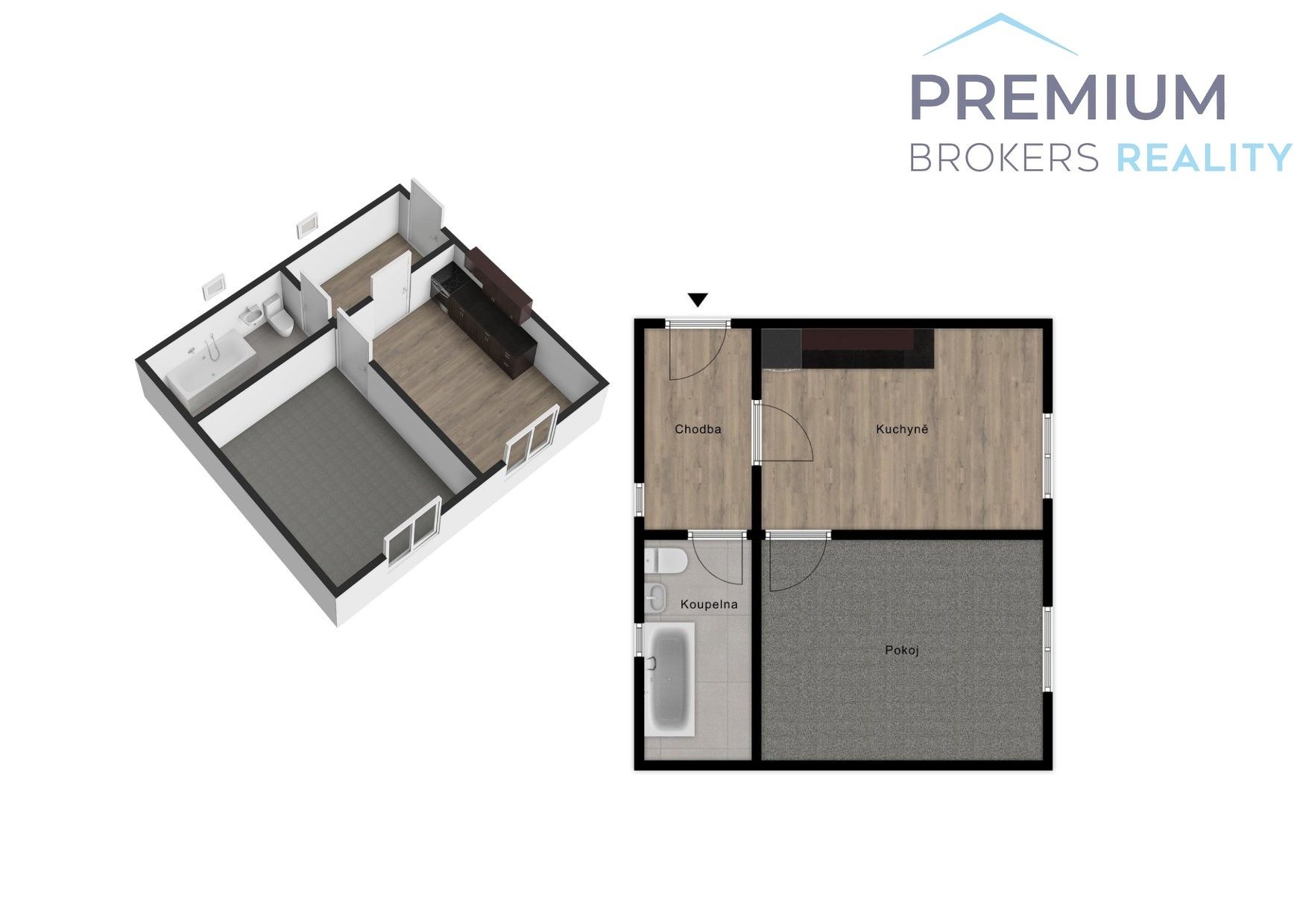 Pronájem bytu 1+1 40 m² - foto 6
