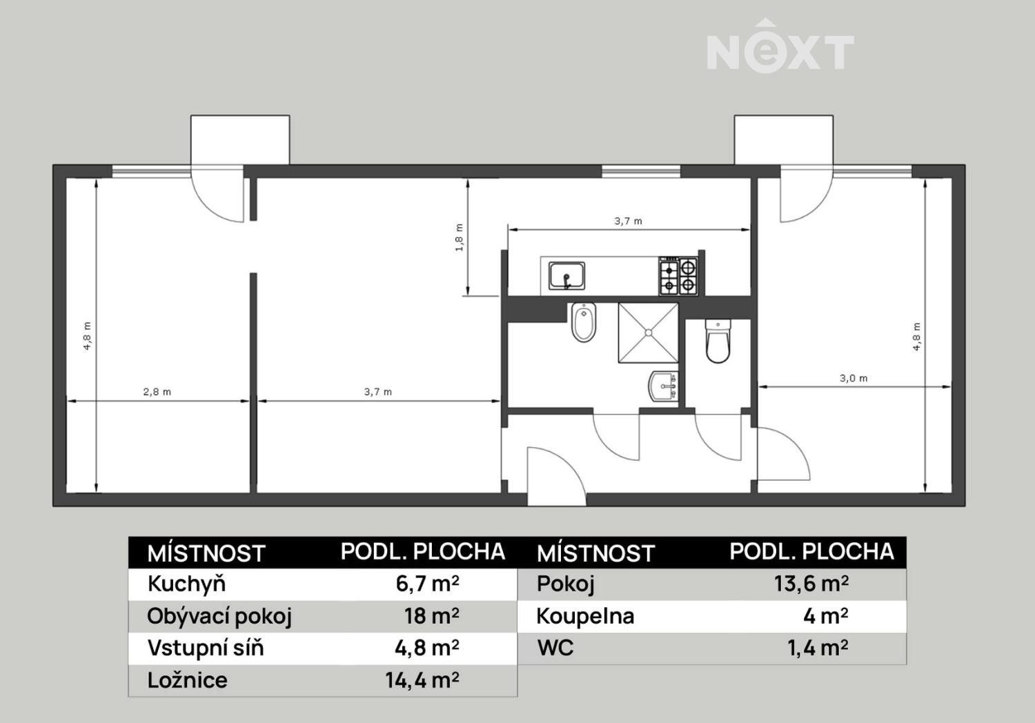 Prodej bytu 3+kk 75 m² - foto 6