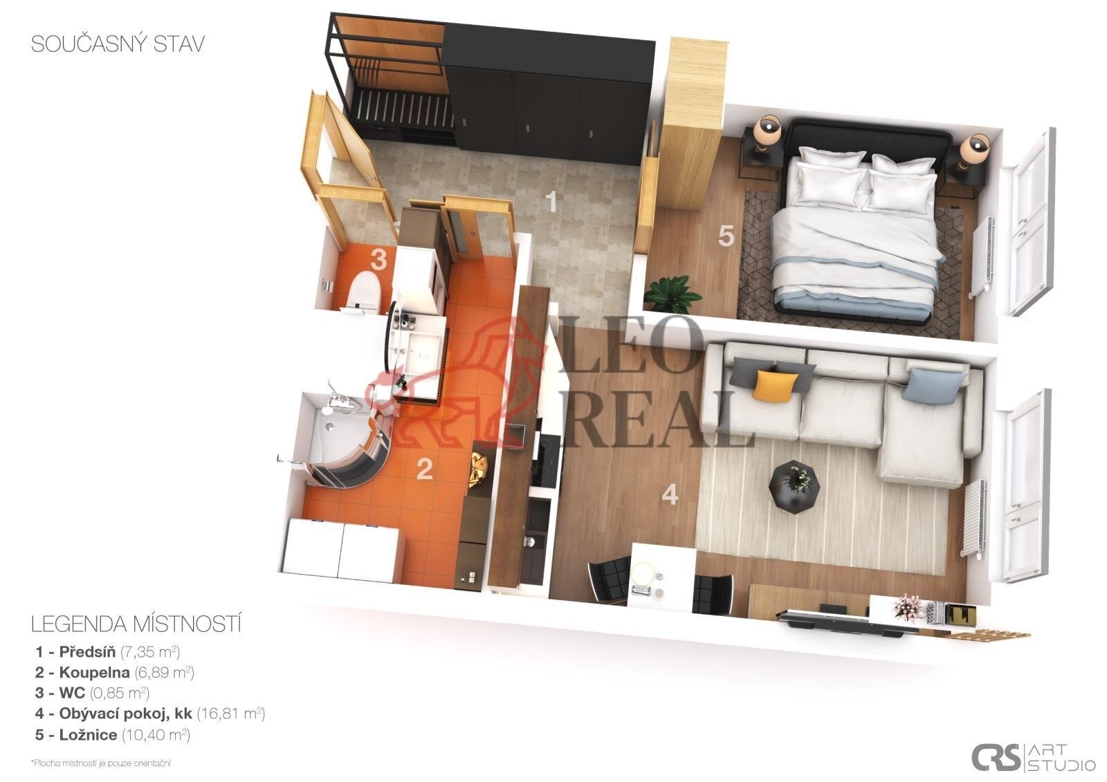 Pronájem bytu 2+kk 44 m² - foto 13