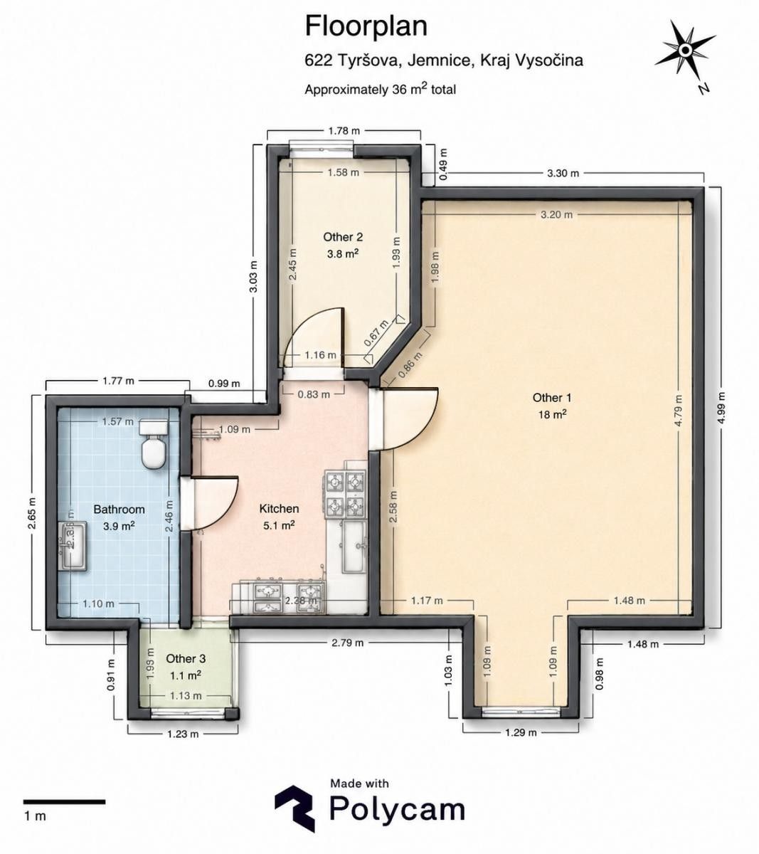 Prodej bytu 1+1 33 m² - foto 3