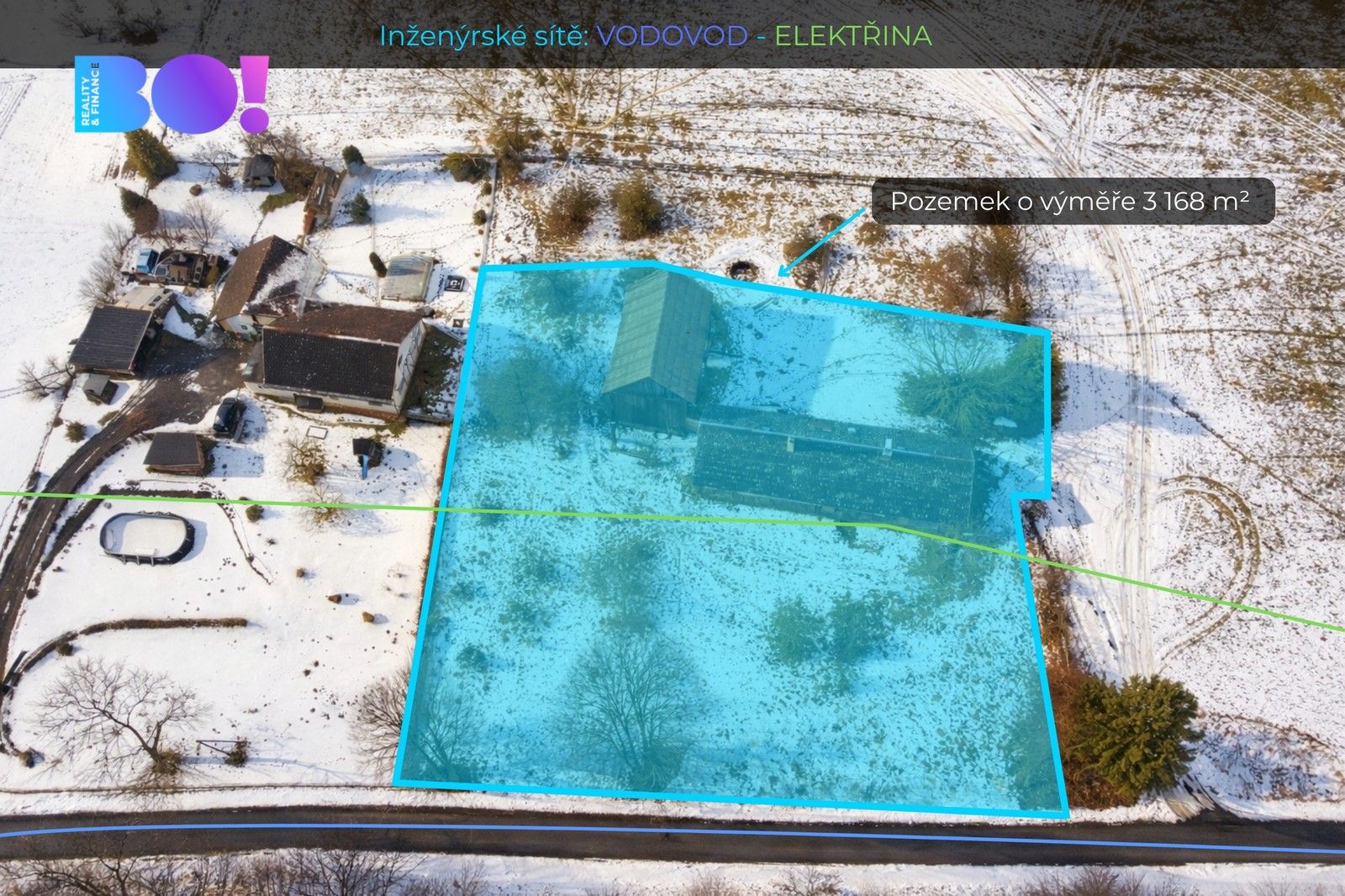 Prodej pozemku 3168 m² - foto 1