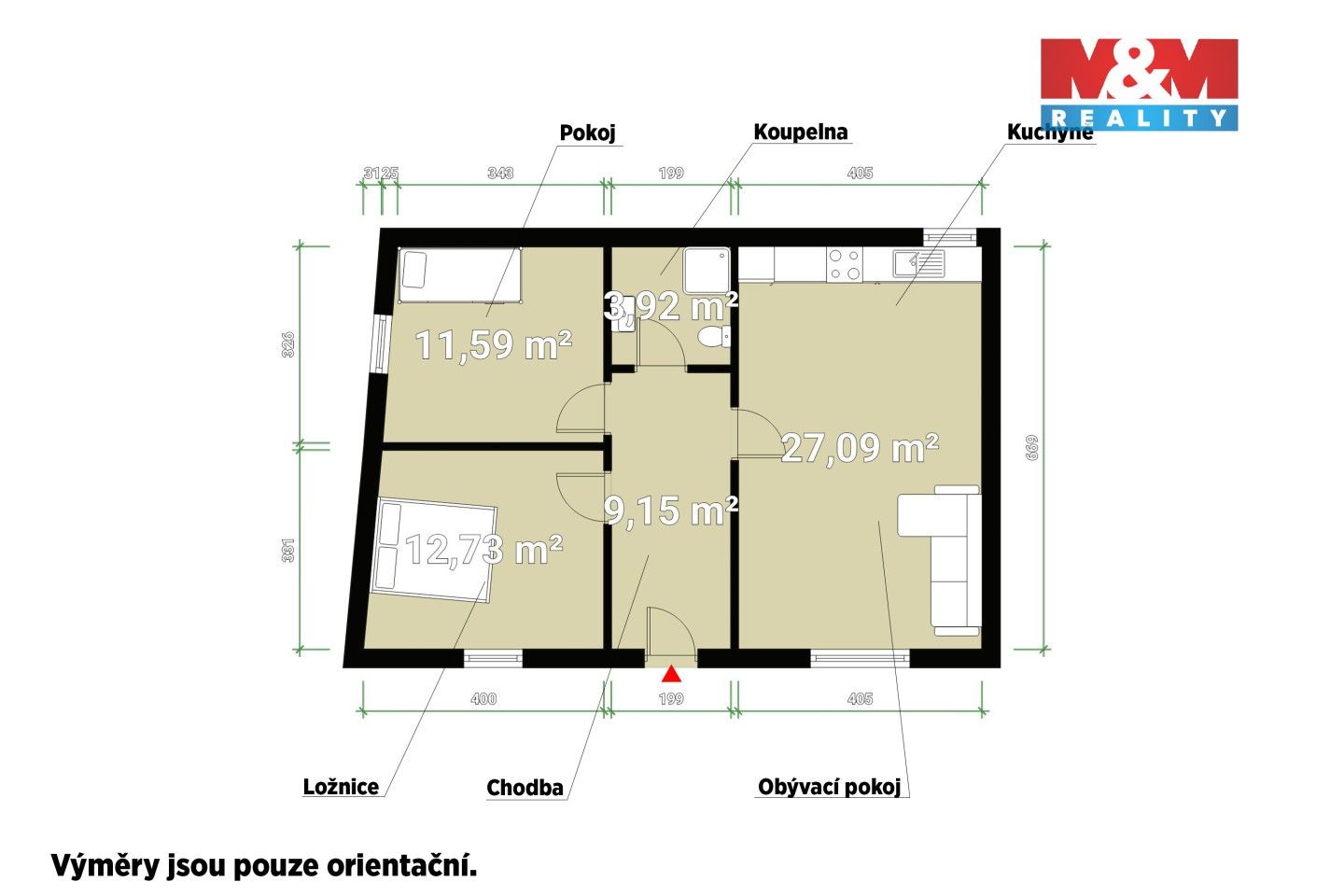 Prodej bytu 3+kk 65 m² - foto 12
