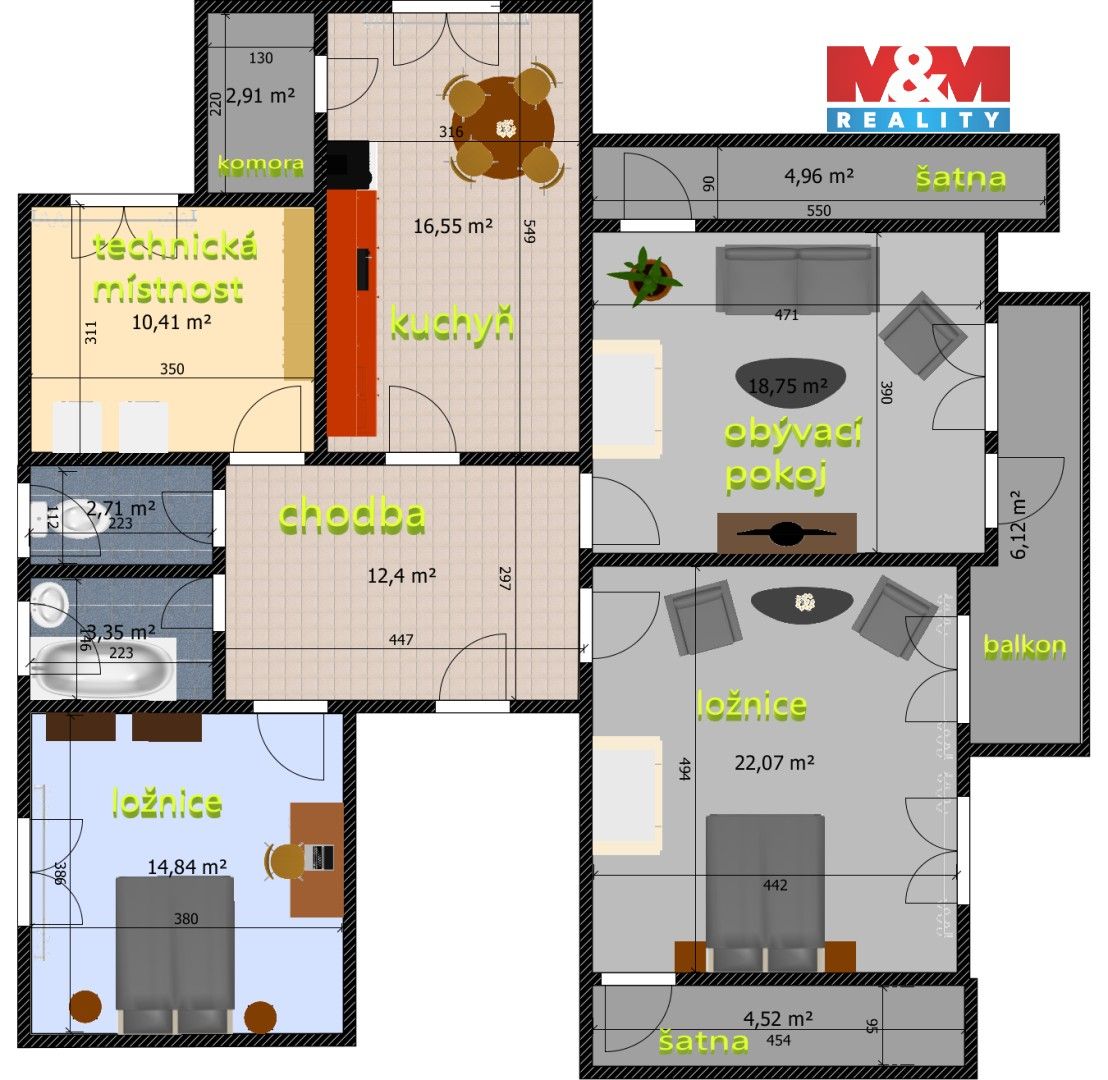 Prodej bytu 4+1 120 m² - foto 26