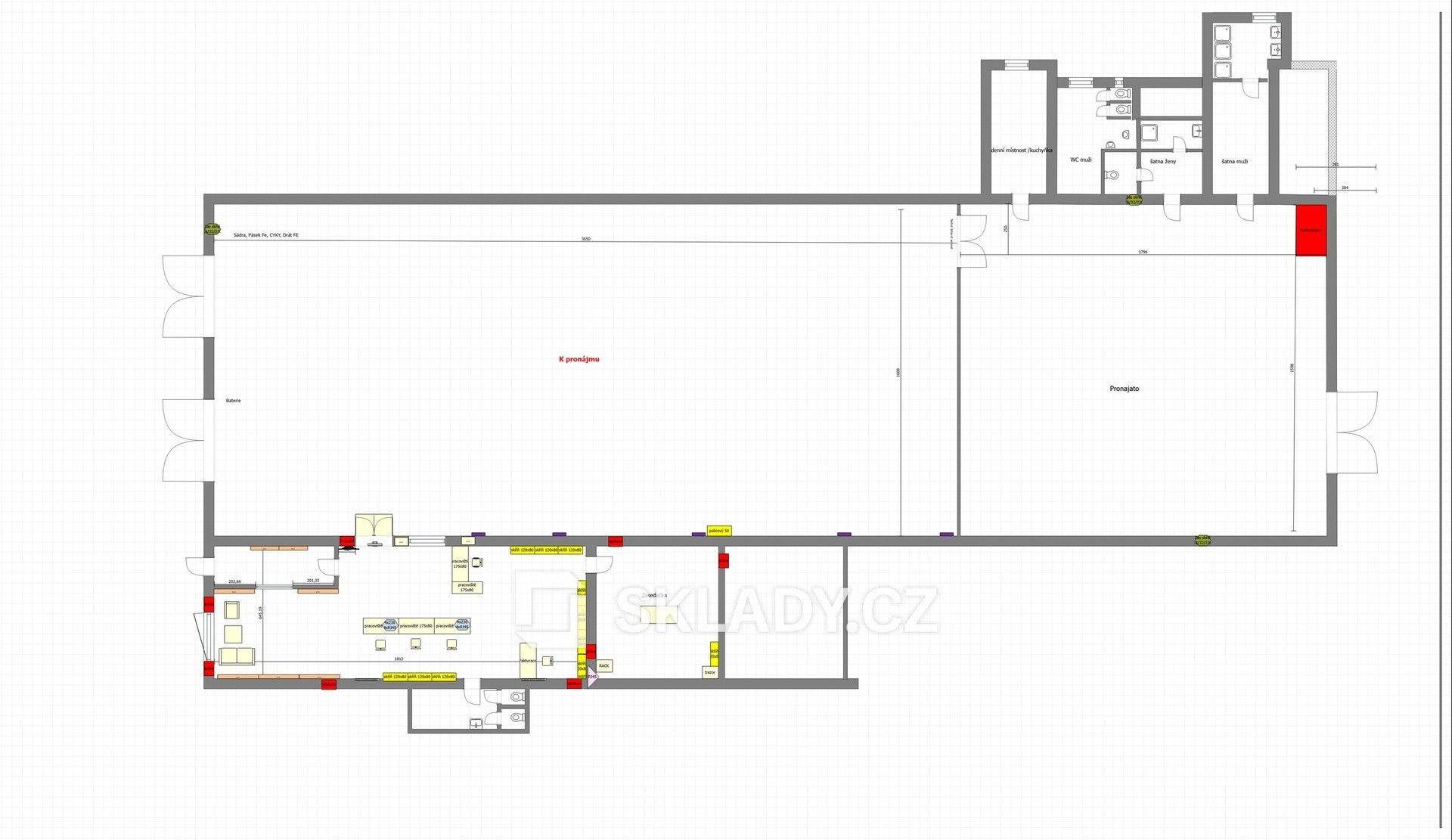 Pronájem komerčního prostoru 730 m² - foto 5