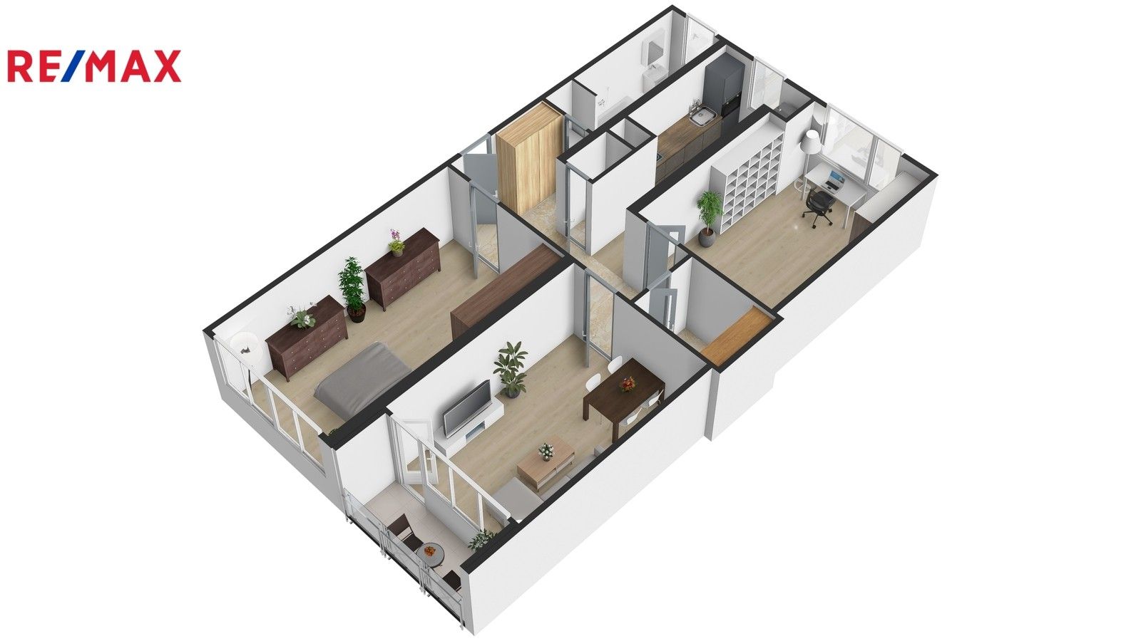 Pronájem bytu 3+1 80 m² - foto 24