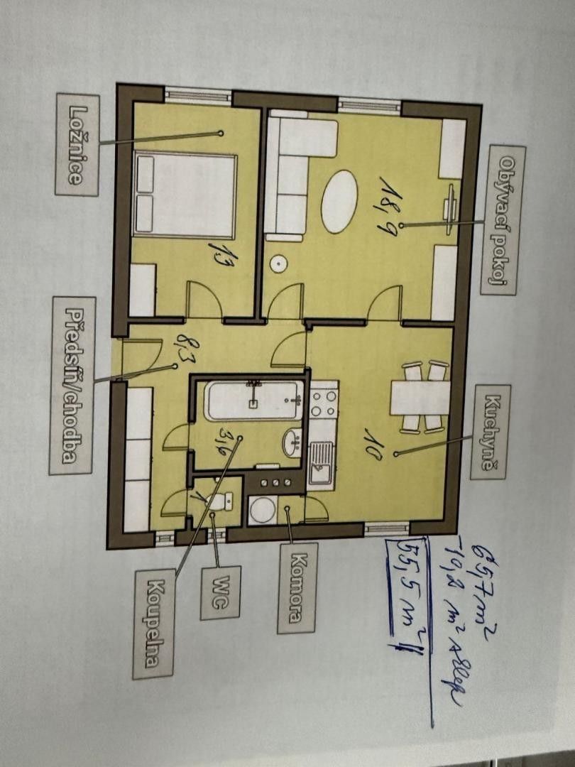 Prodej bytu 2+1 65 m² - foto 5