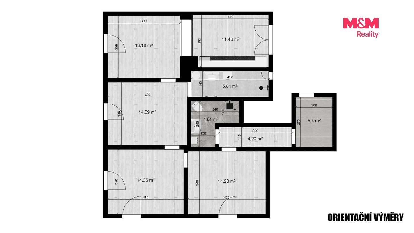 Pronájem bytu 4+kk 90 m² - foto 8