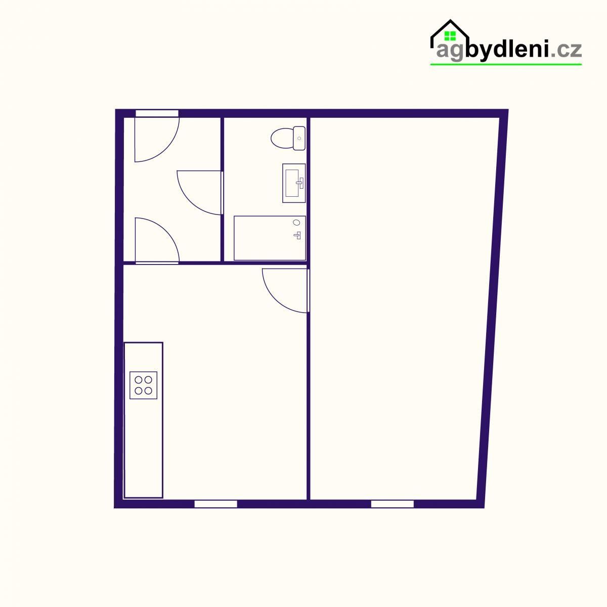 Pronájem bytu 2+kk 34 m² - foto 8
