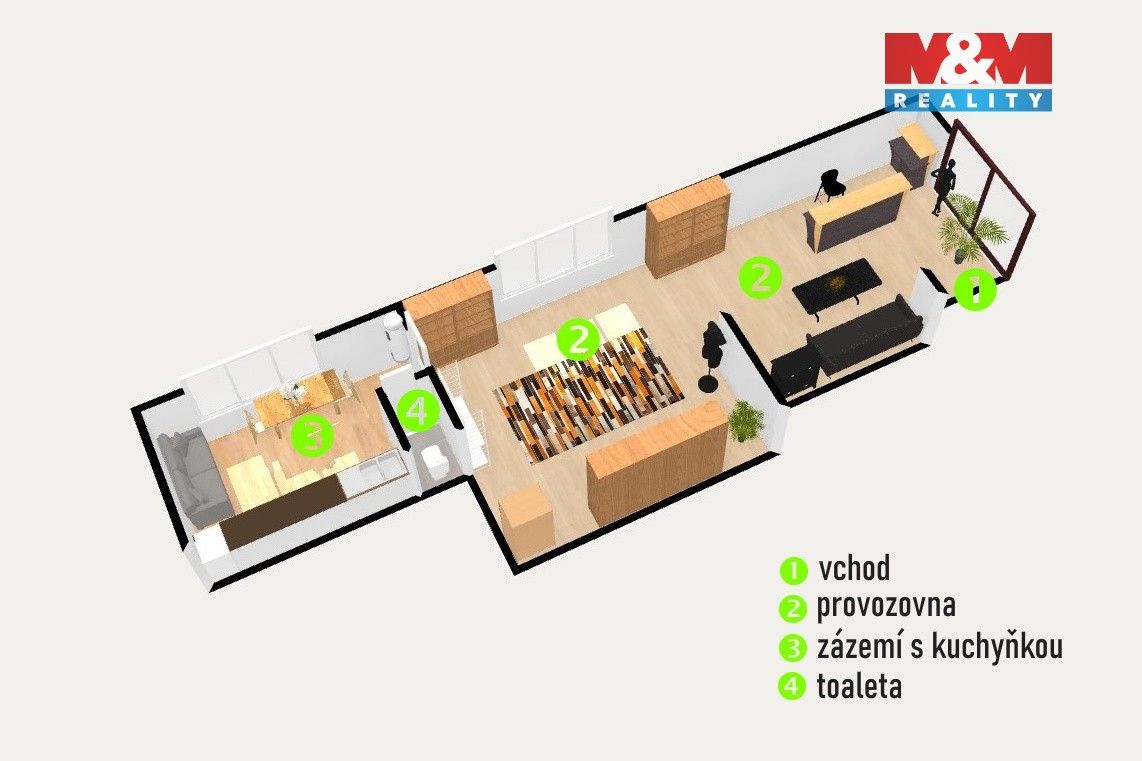 Pronájem komerčního prostoru 64 m² - foto 9