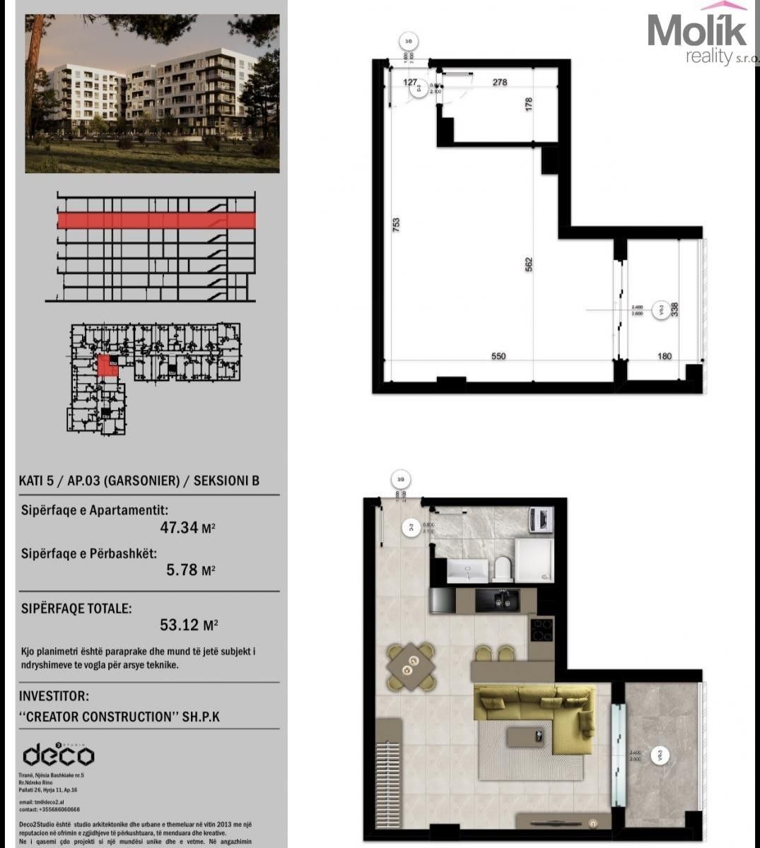 Prodej bytu 1+kk 47 m² - foto 8