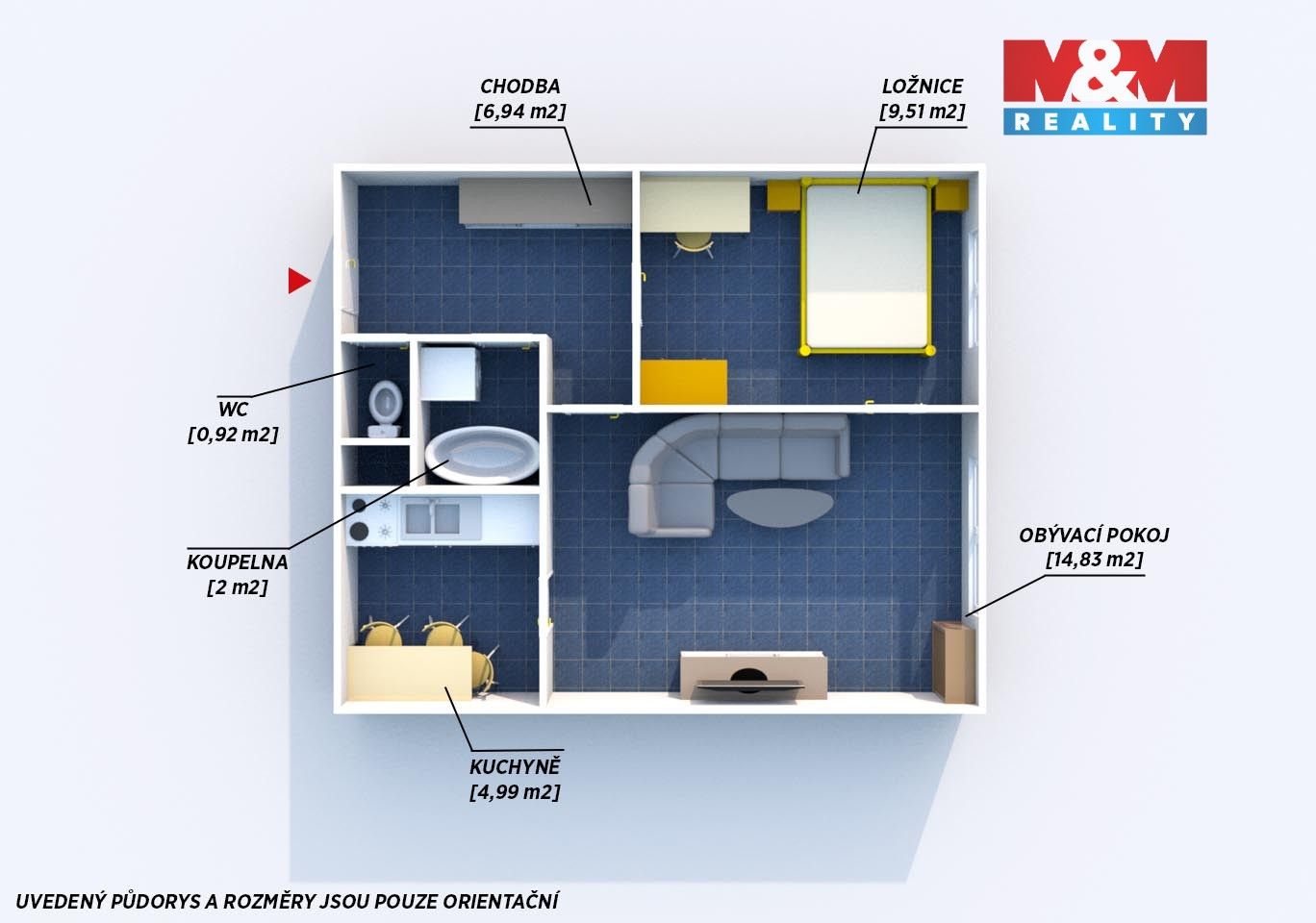 Prodej bytu 2+kk 39 m² - foto 16