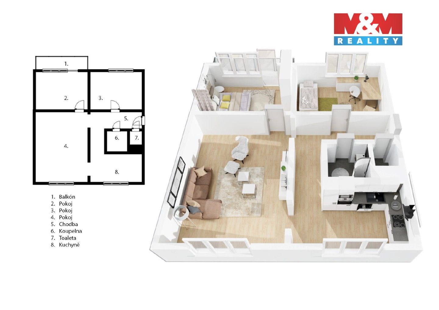 Prodej bytu 3+1 75 m² - foto 19