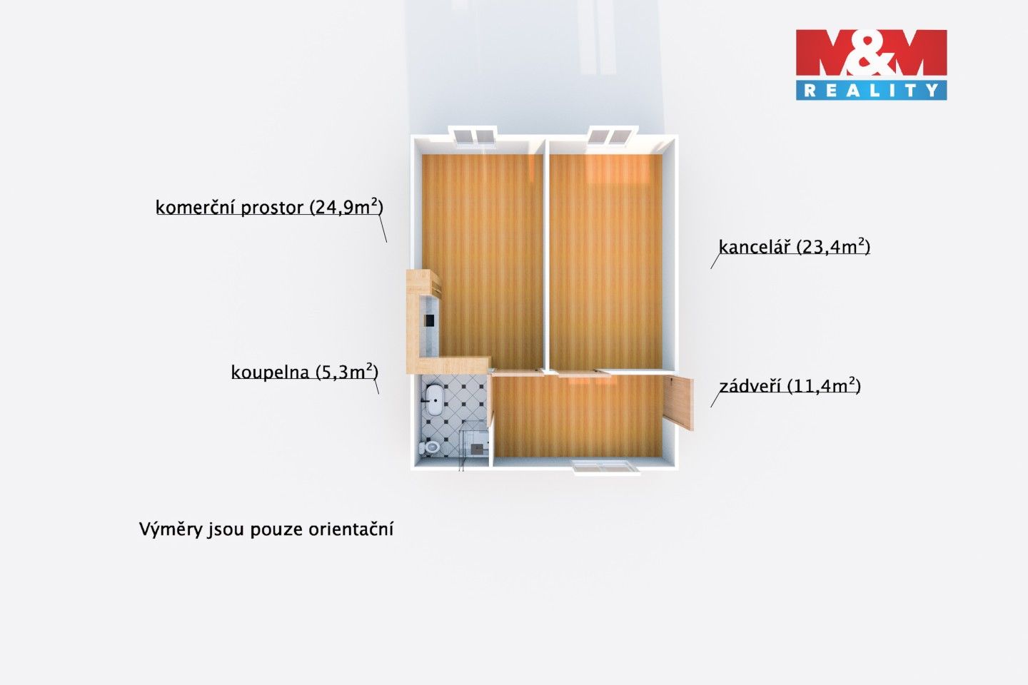 Pronájem komerčního prostoru 56 m² - foto 6
