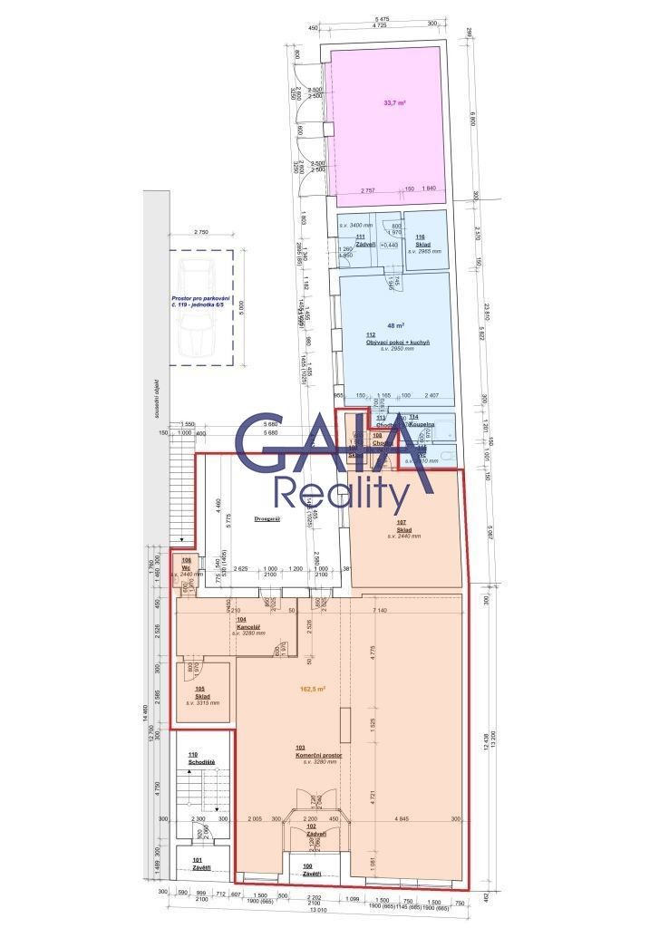 Pronájem komerčního prostoru 213 m² - foto 12