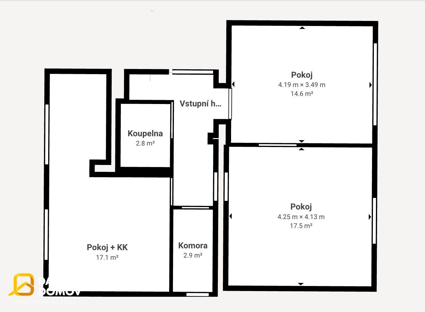 Prodej bytu 3+kk 60 m² - foto 10