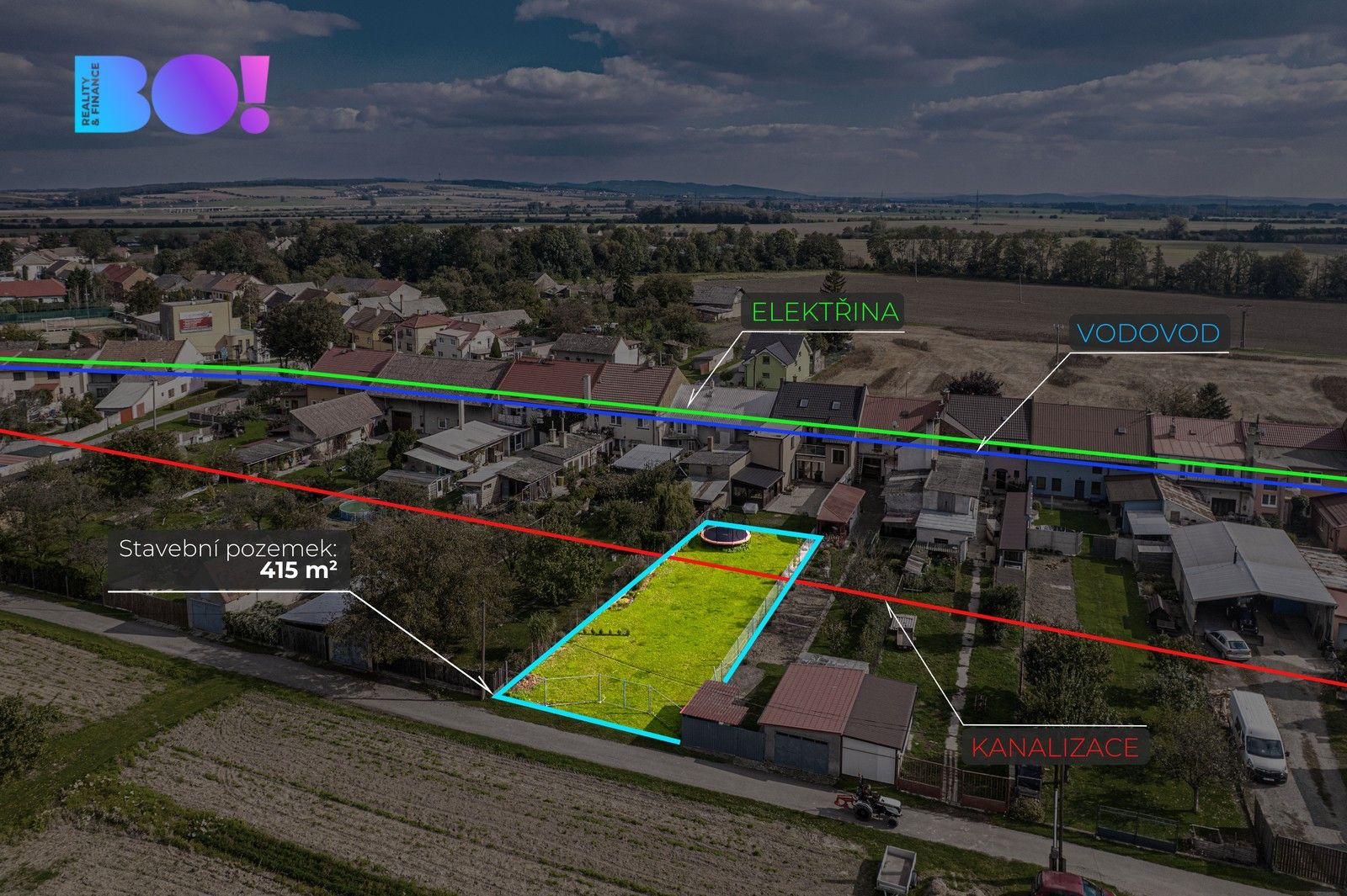 Prodej pozemku 415 m² - foto 6