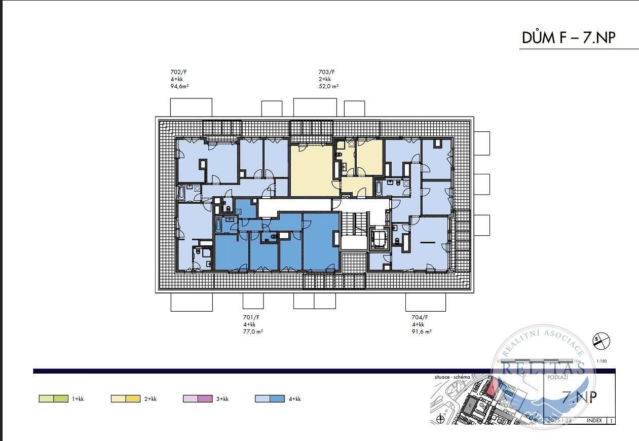 Prodej bytu 2+kk 52 m² - foto 1